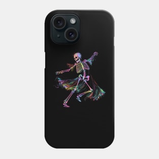 Dancing Skeleton: Art in Motion Phone Case