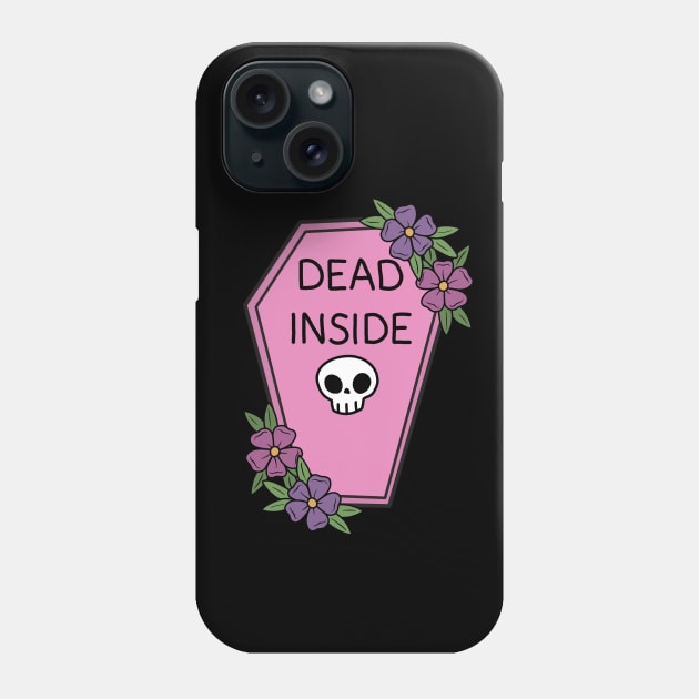 Dead inside Phone Case by valentinahramov