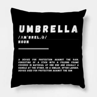 Word Umbrella Pillow