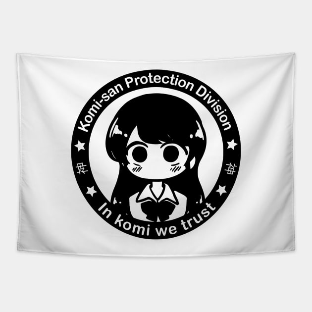 komi-san protection division Tapestry by Madelyn_Frere