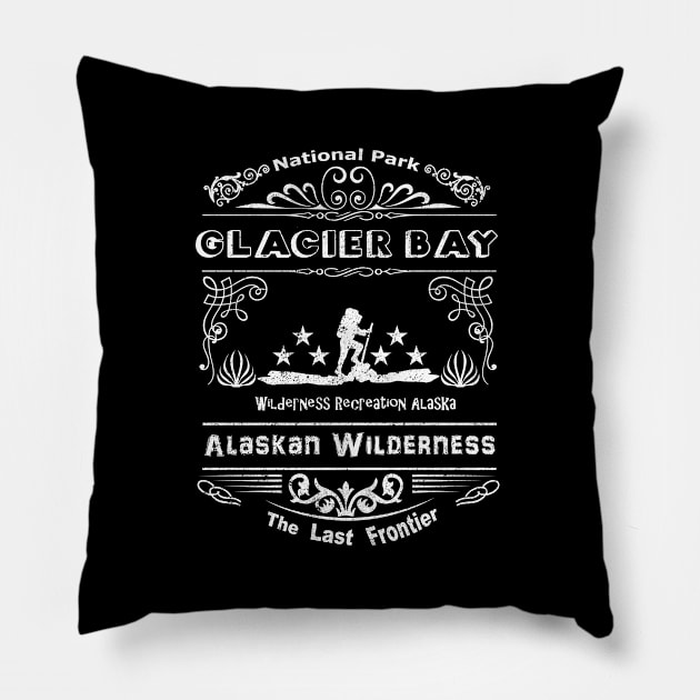 Glacier Bay National Park Alaska Pillow by artsytee