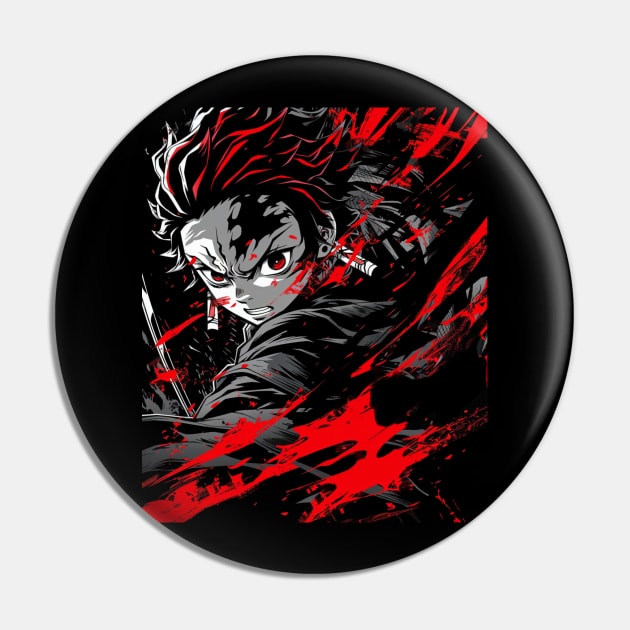 Demon Slayer Daring Duels Pin by labyrinth pattern