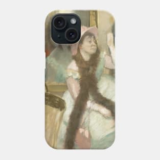 Portrait after a Costume Ball (Portrait of Madame Dietz-Monnin) by Edgar Degas Phone Case