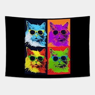 Funny Cat Gifts Men Kids Women Novelty Black Cat Tapestry