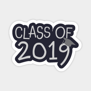 Graduating Class of 2019 sticker, t-shirt, tapestry, mug, magnets Magnet