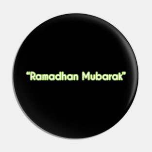 Ramadhan Mubarak Pin