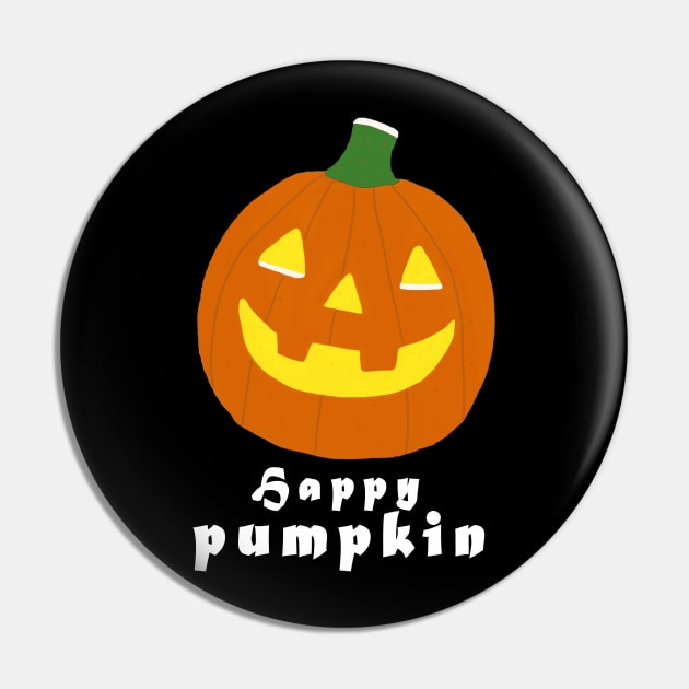 Happy Pumpkin Pin by wael store