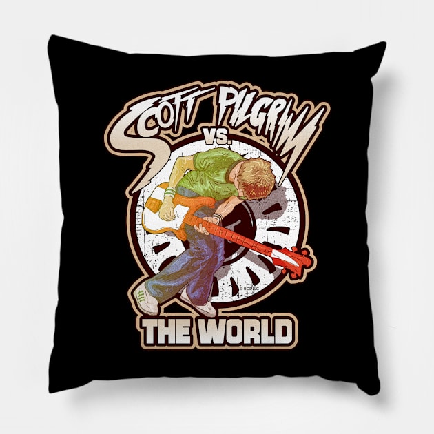 scott pilgrim vs the world Pillow by HEJK81