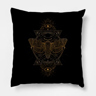 Satin Moth | Sacred Geometry Pillow