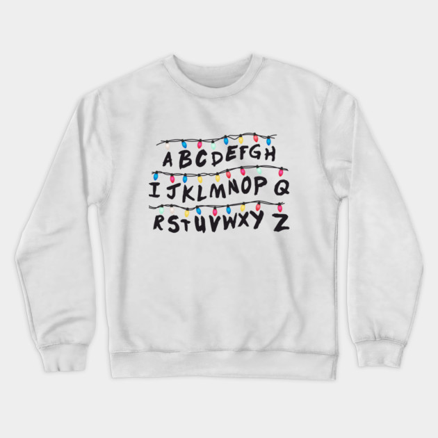 stranger things crewneck sweatshirt