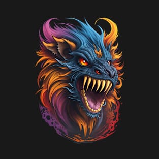 Angry blue beast T-Shirt