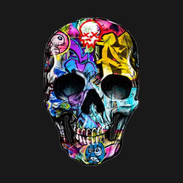 Graffiti skull by Buy Custom Things