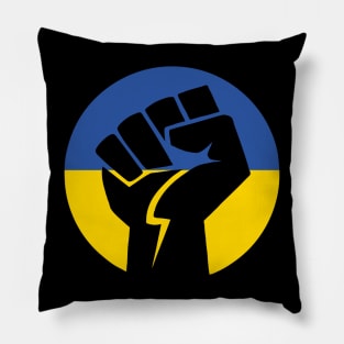 Stand With Ukraine Sign Pillow