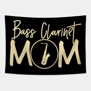 Marching Band - Funny Bass Clarinet Mom Gift Tapestry