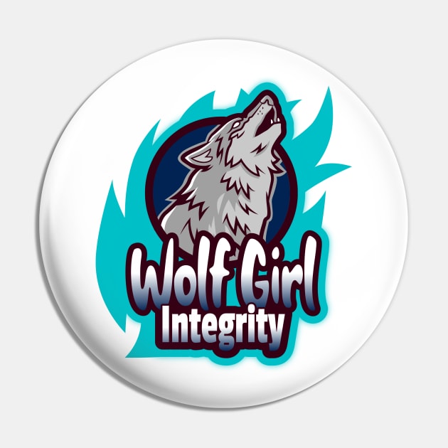 Wolf Girl Integrity Pin by Wolf Clothing Co