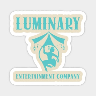 luminary entertainment company logo light teal Magnet