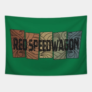 REO Speedwagon Retro Pattern Tapestry