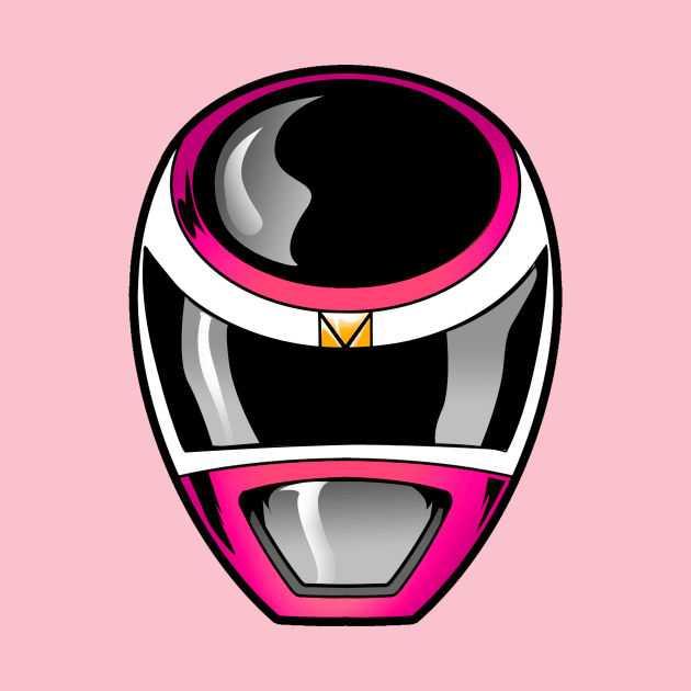 Pink Space Helmet by MikeBock