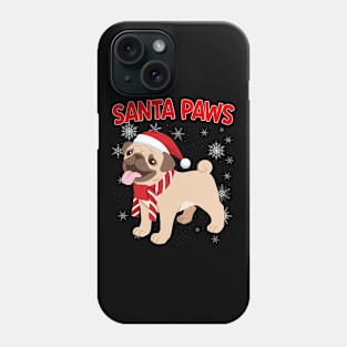 Christmas Santa Paw Phone Case