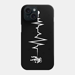 Astronaut Heartbeat Phone Case