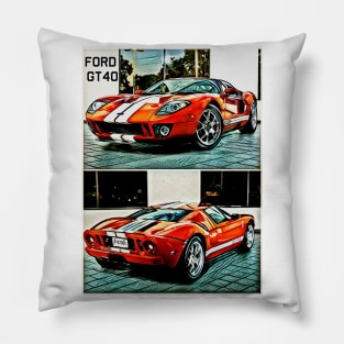 Ford GT40 Pillow