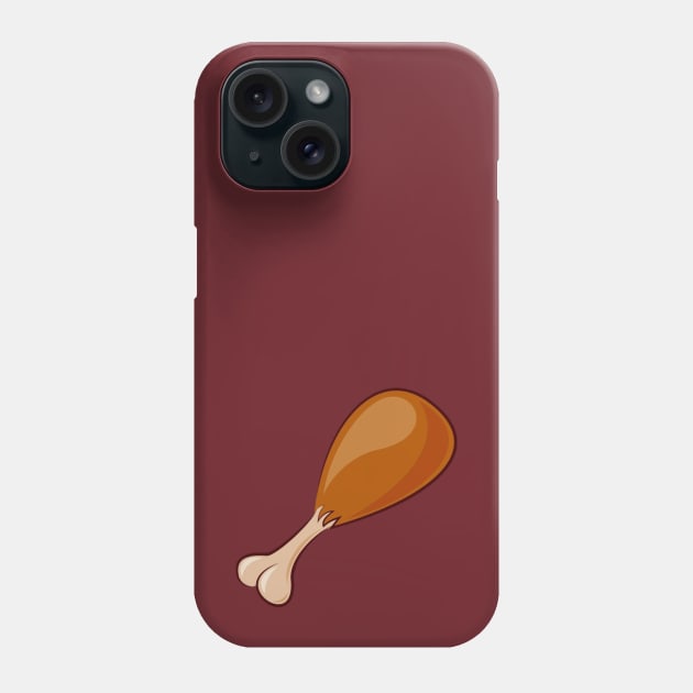 Chicken Leg Cartoon Design Phone Case by oggi0