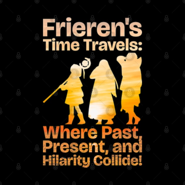 Sousou no Frieren Best Anime Moments Quotes Frieren Party Sunset Silhouette Frierens Time Travel SNF-189 by Animangapoi