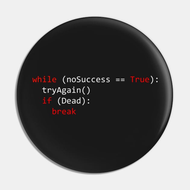 Algorithm of success | Python Coding Pin by PyGeek