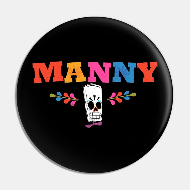 Coco Manny Calavera Pin by ItokoDesign