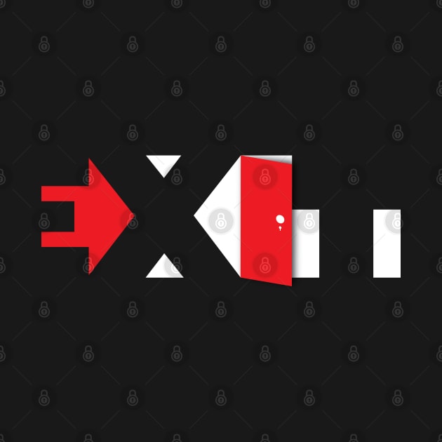 Exit Typography Design by SATUELEVEN