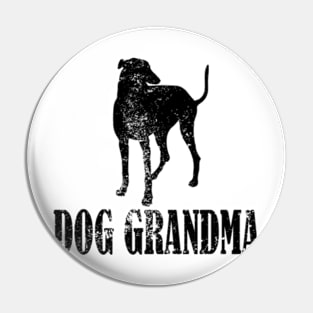 Greyhound Dog Grandma Pin