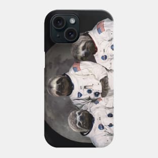 Astronaut Sloths on the way to the moon - Print / Home Decor / Wall Art / Poster / Gift / Birthday / Sloth Lover Gift / Animal print Canvas Print Phone Case