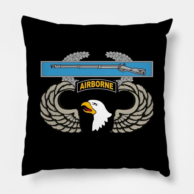 101st Airborne Division Combat Infantryman Badge Mens Pillow by floridadori