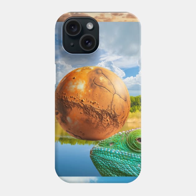 The power animal - lizard Phone Case by ManifestYDream