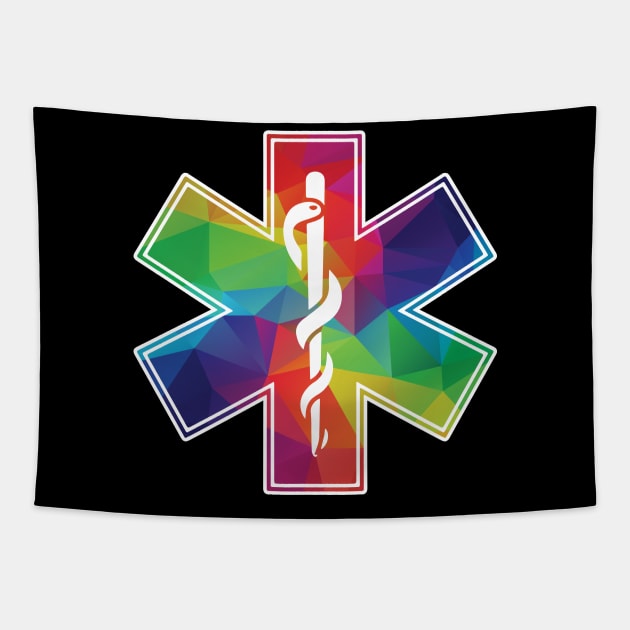 Star of Life- Gemoetric Tapestry by Sharayah