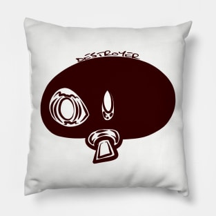 skull destroyer Pillow