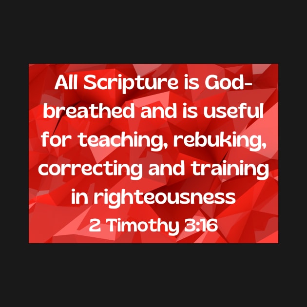 Bible Verse 2 Timothy 3:16 by Prayingwarrior