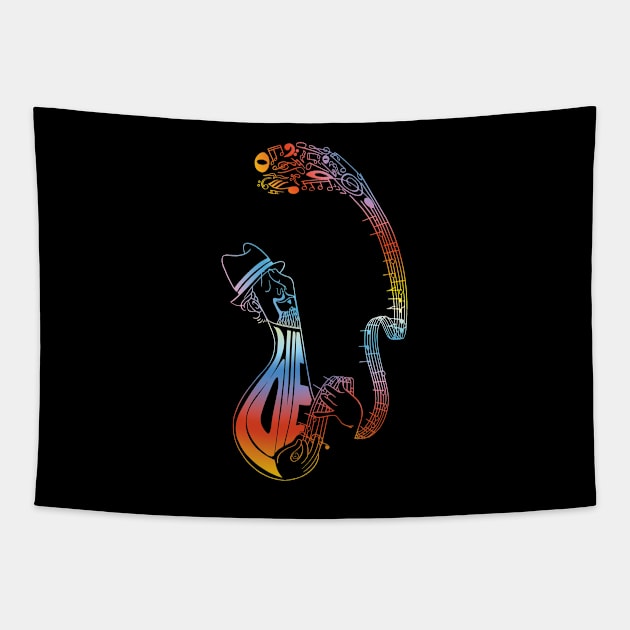 Jason Mraz Love Black-Tshirt Tapestry by Draw The Line