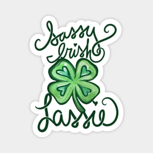 Sassy Irish Lassie Magnet