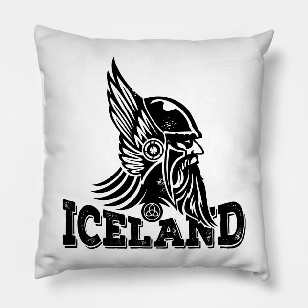 Iceland - Viking Pillow by marieltoigo