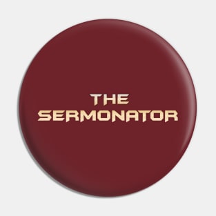 Pastor Appreciation Gifts - The Sermonator Funny Gift Ideas Minister Preacher & Jewish Rabbi Pin