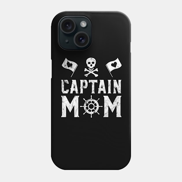 Captain Mom - Easy Halloween Costume - Funny Halloween Shirt Phone Case by BKFMerch