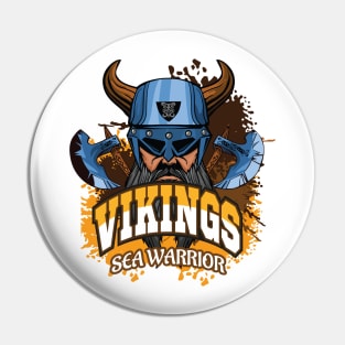 Valhalla Viking Norse Warrior Pin