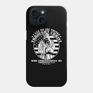 I can do all things through Christ, Christian, Bible Verse, Faith, Jesus Phone Case