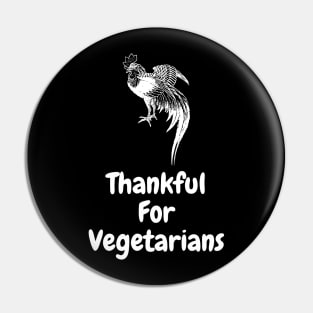 Thank you Vegetarians Pin