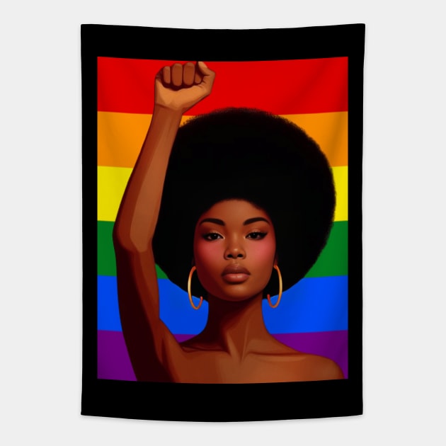 Pride and power Tapestry by NightvisionDesign