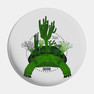 Sonoran Desert Tortoise II Pin