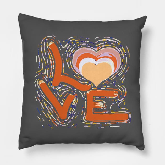 Pride Transgender Colors Love Pillow by Luca loves Lili