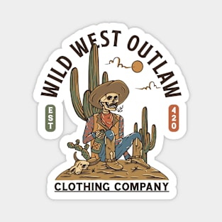 Wild Western Outlaw Magnet