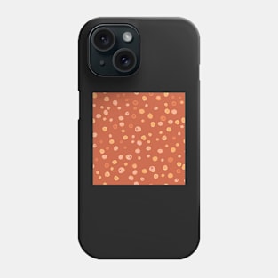 Watercolour Golden Rain Drops Phone Case